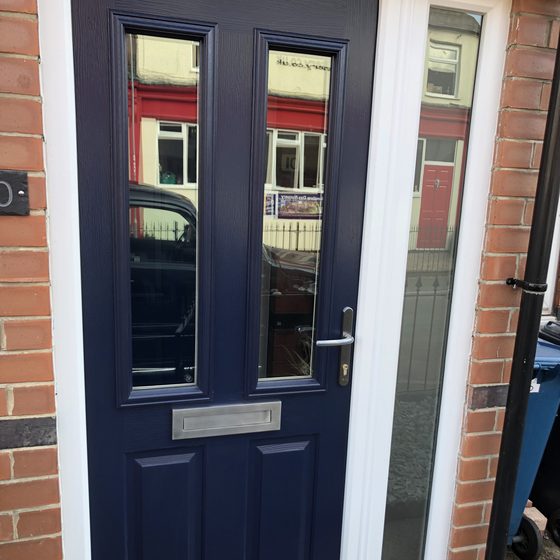 Blue Ludlow composite door